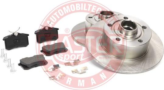 MASTER-SPORT GERMANY 201002103 - Bremžu komplekts, Disku bremzes www.autospares.lv