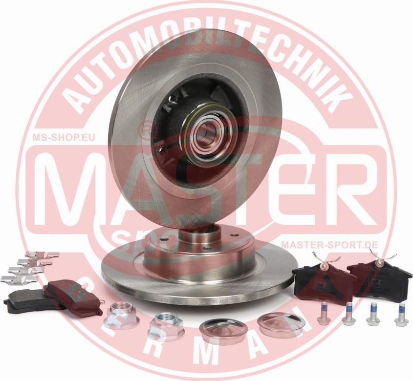 MASTER-SPORT GERMANY 201101480 - Дисковый тормозной механизм, комплект www.autospares.lv