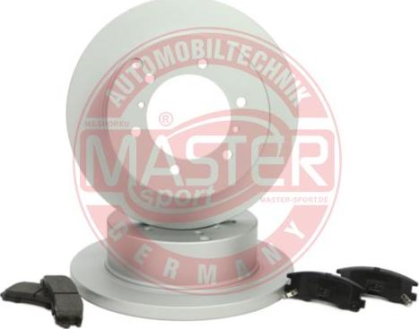 MASTER-SPORT GERMANY 201801300 - Brake Set, disc brakes www.autospares.lv