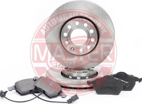 MASTER-SPORT GERMANY 202501050 - Brake Set, disc brakes www.autospares.lv