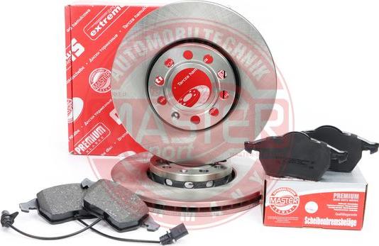 MASTER-SPORT GERMANY 202501050 - Brake Set, disc brakes www.autospares.lv