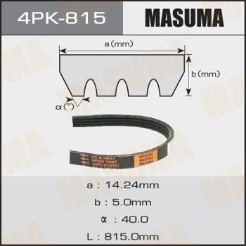 MASUMA 4PK815 - Ķīļrievu siksna www.autospares.lv