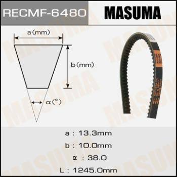 MASUMA 6480 - Поликлиновой ремень www.autospares.lv