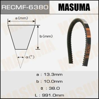 MASUMA 6380 - Ķīļrievu siksna www.autospares.lv