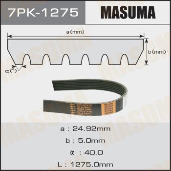 MASUMA 7PK-1275 - Ķīļrievu siksna autospares.lv