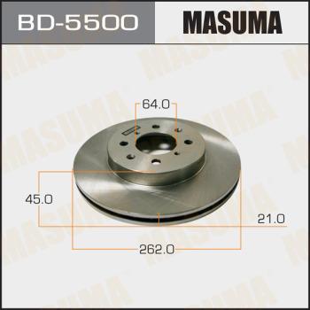 MASUMA BD-5500 - Bremžu diski autospares.lv