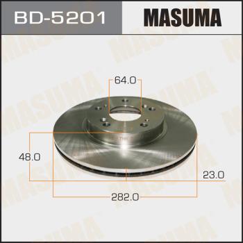 MASUMA BD-5201 - Bremžu diski www.autospares.lv