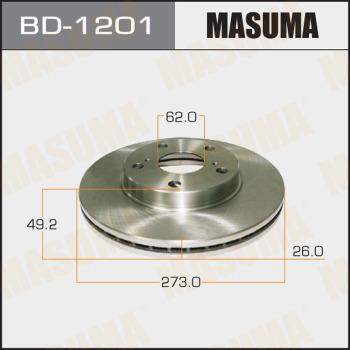 MASUMA BD-1201 - Bremžu diski autospares.lv