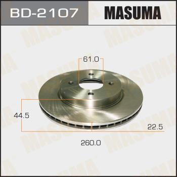 MASUMA BD-2107 - Bremžu diski autospares.lv