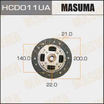 MASUMA HCD011UA - Sajūga disks www.autospares.lv