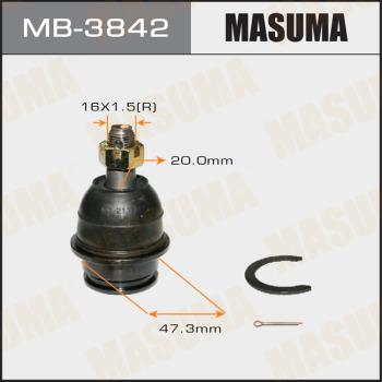 MASUMA MB-3842 - Шаровая опора, несущий / направляющий шарнир www.autospares.lv