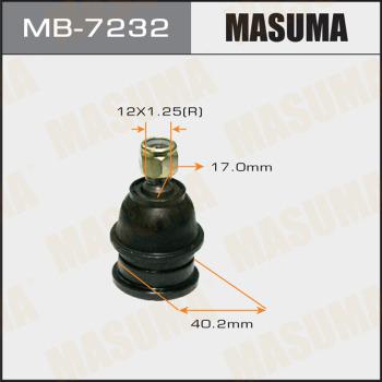 MASUMA MB-7232 - Balst / Virzošais šarnīrs autospares.lv