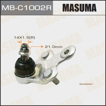 MASUMA MBC1002R - Шаровая опора, несущий / направляющий шарнир www.autospares.lv