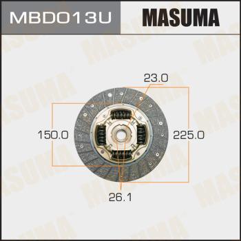 MASUMA MBD013U - Sajūga disks www.autospares.lv