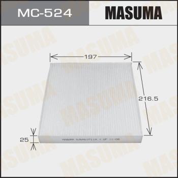 MASUMA MC-524 - Filtrs, Salona telpas gaiss www.autospares.lv