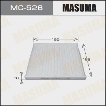 MASUMA MC-526 - Filtrs, Salona telpas gaiss autospares.lv