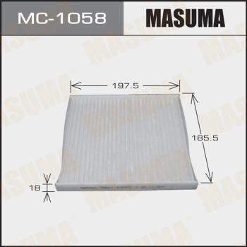 MASUMA MC-1058 - Filtrs, Salona telpas gaiss www.autospares.lv