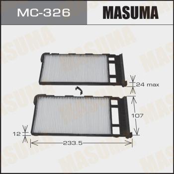 MASUMA MC-326 - Filtrs, Salona telpas gaiss www.autospares.lv