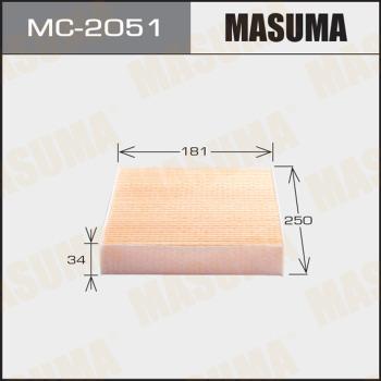 MASUMA MC-2051 - Filtrs, Salona telpas gaiss www.autospares.lv