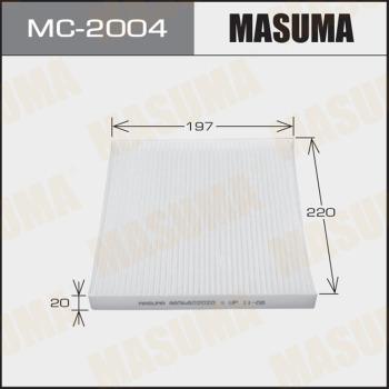 MASUMA MC-2004 - Filtrs, Salona telpas gaiss www.autospares.lv