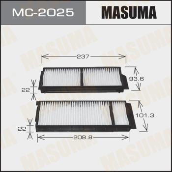 MASUMA MC-2025 - Filtrs, Salona telpas gaiss autospares.lv