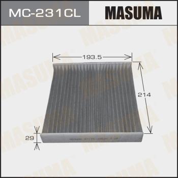 MASUMA MC-231CL - Filtrs, Salona telpas gaiss www.autospares.lv