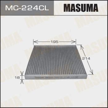 MASUMA MC-224CL - Filtrs, Salona telpas gaiss www.autospares.lv