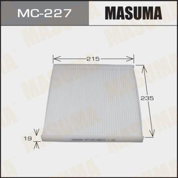 MASUMA MC-227 - Filtrs, Salona telpas gaiss www.autospares.lv