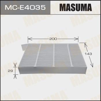 MASUMA MC-E4035 - Filter, interior air www.autospares.lv