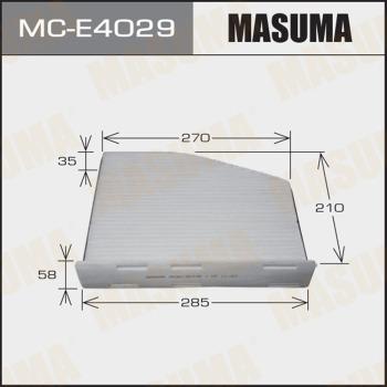 MASUMA MC-E4029 - Filter, interior air www.autospares.lv