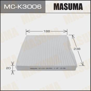 MASUMA MC-K3006 - Filtrs, Salona telpas gaiss autospares.lv