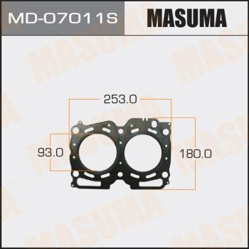 MASUMA MD-07011S - Прокладка, головка цилиндра www.autospares.lv