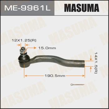 MASUMA ME-9961L - Tie Rod End www.autospares.lv