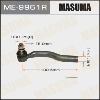 MASUMA ME-9961R - Tie Rod End www.autospares.lv