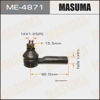 MASUMA ME-4871 - Stūres šķērsstiepņa uzgalis www.autospares.lv