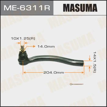 MASUMA ME-6311R - Stūres šķērsstiepņa uzgalis www.autospares.lv