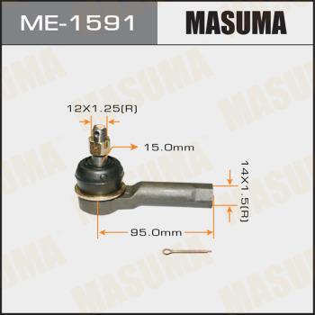 MASUMA ME-1591 - Наконечник рулевой тяги, шарнир www.autospares.lv