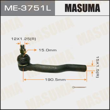 MASUMA ME-3751L - Stūres šķērsstiepņa uzgalis www.autospares.lv