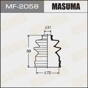 MASUMA MF-2058 - Putekļusargs, Piedziņas vārpsta autospares.lv