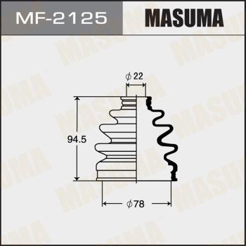 MASUMA MF2125 - Putekļusargs, Piedziņas vārpsta autospares.lv