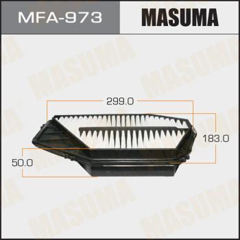 MASUMA MFA-973 - Воздушный фильтр, двигатель www.autospares.lv