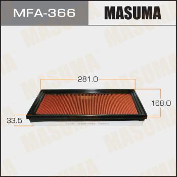 MASUMA MFA-366 - Air Filter, engine www.autospares.lv