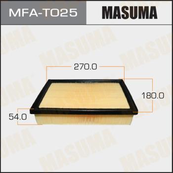 MASUMA MFA-T025 - Gaisa filtrs www.autospares.lv