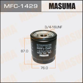 MASUMA MFC-1429 - Eļļas filtrs www.autospares.lv