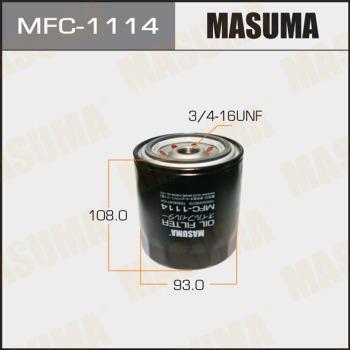 MASUMA MFC-1114 - Eļļas filtrs autospares.lv