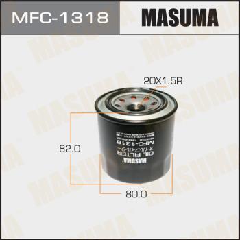 MASUMA MFC-1318 - Eļļas filtrs autospares.lv