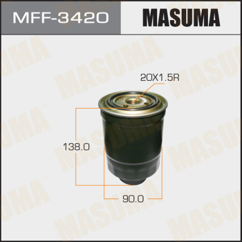 MASUMA MFF-3420 - Degvielas filtrs autospares.lv