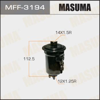 MASUMA MFF-3194 - Топливный фильтр www.autospares.lv