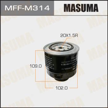 MASUMA MFF-M314 - Топливный фильтр www.autospares.lv