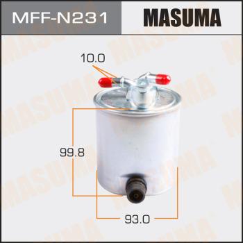 MASUMA MFF-N231 - Degvielas filtrs www.autospares.lv